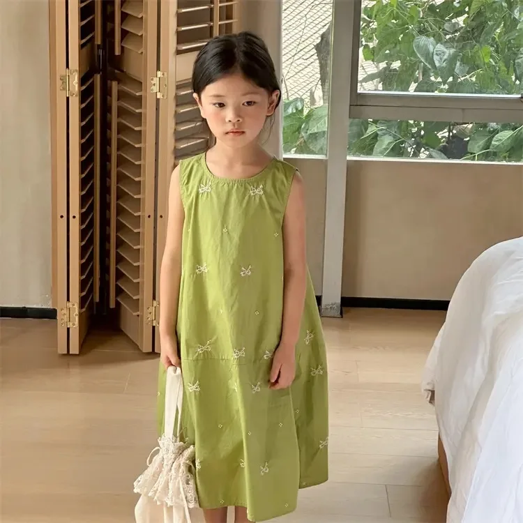 Girls Casual Sleeveless Princess Dress Korean Style Tank Summer Gown
Girls Casual Sleeveless Princess Dress Korean Style Tank Summer Gown