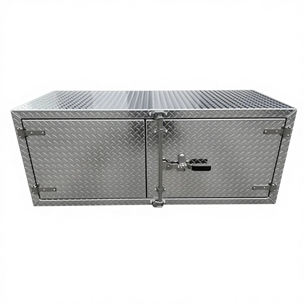 Heavy Duty Aluminum Underbody Tool Box Diamond Plate Double Doors Paddle Lock Customizable Storage for Flatbed Trailers & Trucks
Heavy Duty Aluminum Underbody Tool Box Diamond Plate Double Doors Paddle Lock Customizable Storage for Flatbed Trailers & Trucks
