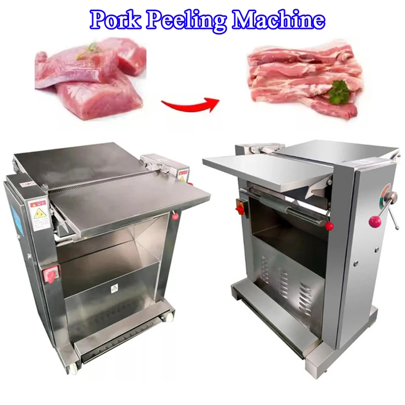 2025 New Automatic Meat Pork Skin Pig Cutting Machine Electric Removed Removing Peel for Pork Skinner
2025 New Automatic Meat Pork Skin Pig Cutting Machine Electric Removed Removing Peel for Pork Skinner