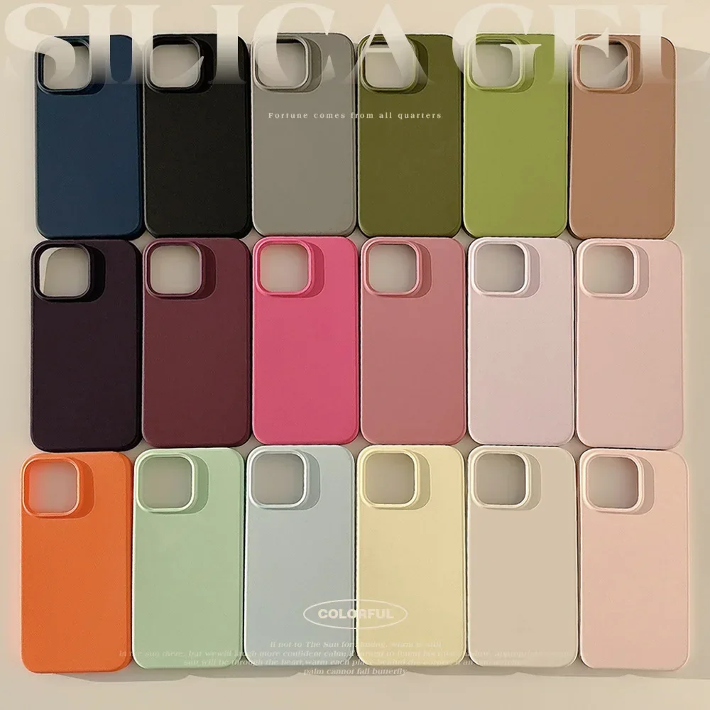 Luxury Liquid Silicone Phone Case for APPLE IPhone 13 12 14 15 16Pro Max Cases for IPhone 15 Plus Shockproof Protective Cover
Luxury Liquid Silicone Phone Case for APPLE IPhone 13 12 14 15 16Pro Max Cases for IPhone 15 Plus Shockproof Protective Cover