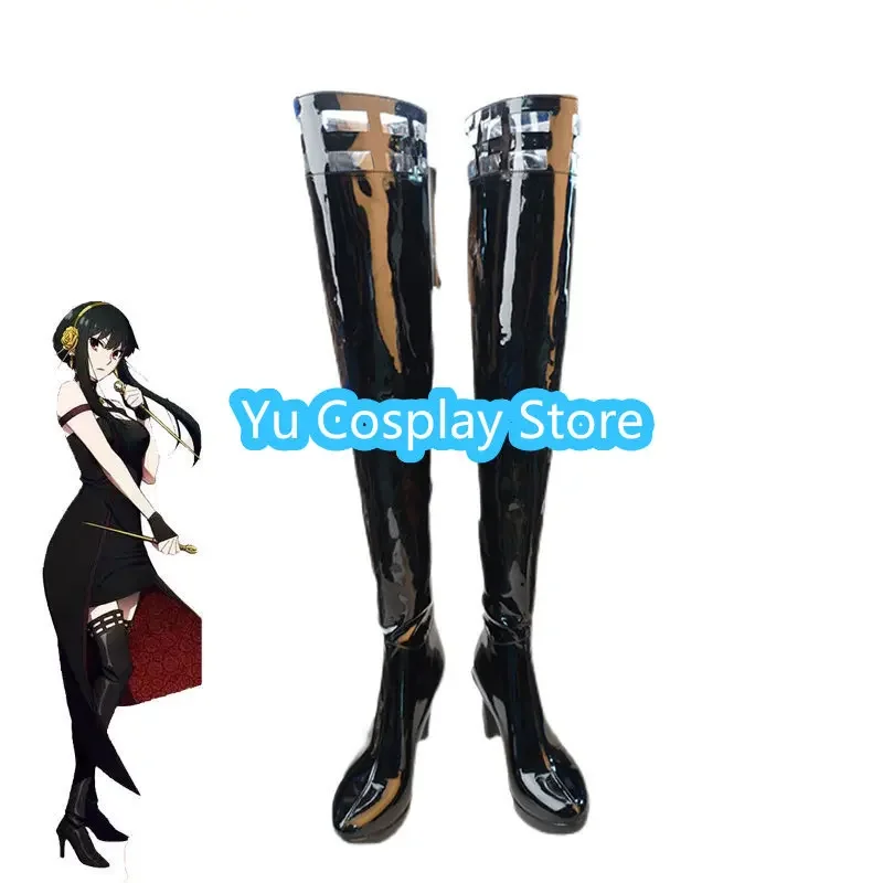 Yu-Cosplay Yor Forger, обувь для косплея, обувь из искусственной кожи на высоком каблуке, ботинки для косплея в стиле аниме, карнавальный реквизит на Хэллоуин, индивидуальный заказ
Yu-Cosplay Yor Forger, обувь для косплея, обувь из искусственной кожи на высоком каблуке, ботинки для косплея в стиле аниме, карнавальный реквизит на Хэллоуин, индивидуальный заказ