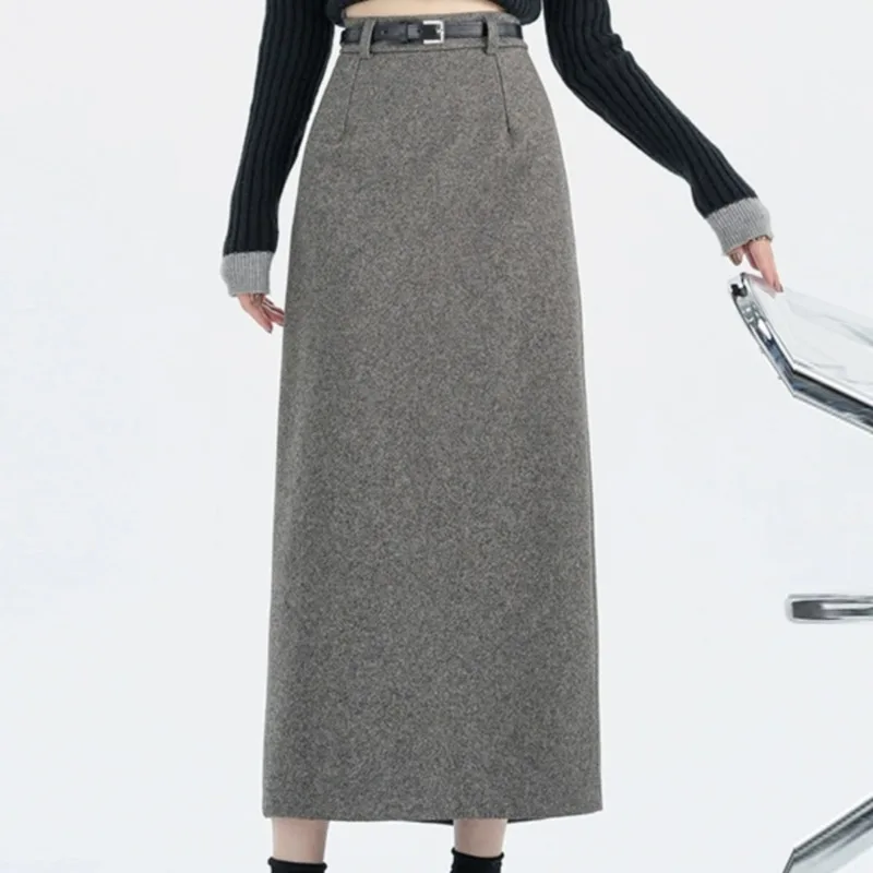 Fashion Retro Skirt High Waist Streetwear Elegant Temperament Straight Elegant Solid Color All-match Simple Office Lady Skirts
Fashion Retro Skirt High Waist Streetwear Elegant Temperament Straight Elegant Solid Color All-match Simple Office Lady Skirts