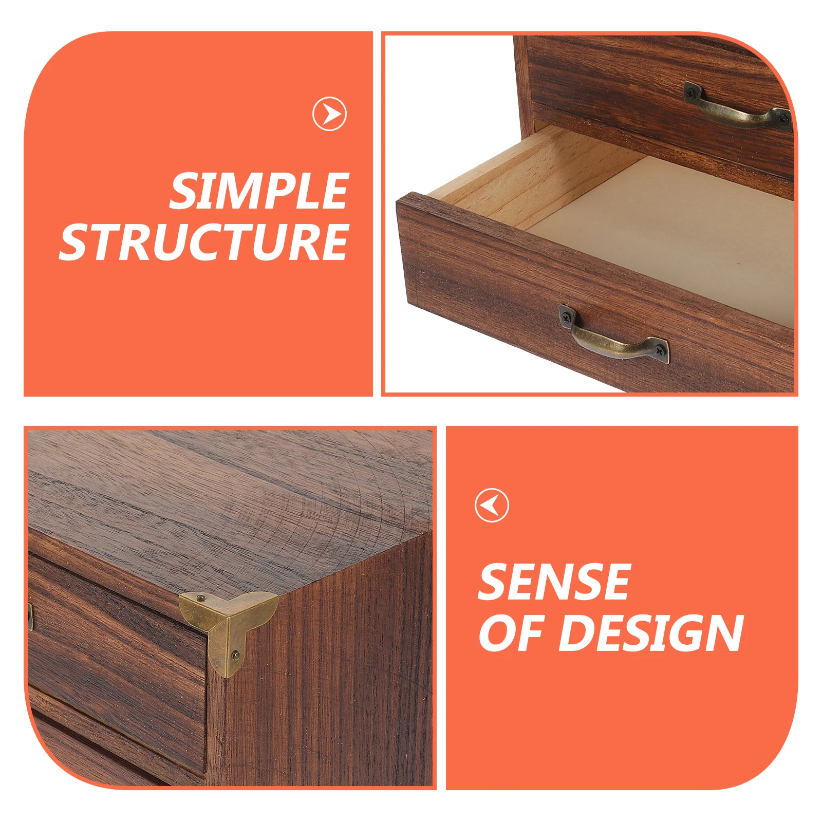 1pc Wooden Desktop Storage Box Vintage Drawer Organizer Compact Space Saver Office Stationery Holder Versatile Desk Organizer
1pc Wooden Desktop Storage Box Vintage Drawer Organizer Compact Space Saver Office Stationery Holder Versatile Desk Organizer