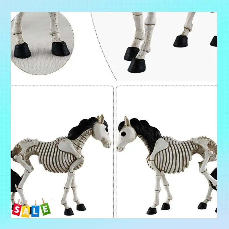 A56X Skeleton Horse Statue Creepy Halloween Skeleton Animals Halloween Novelty Skeleton Farm Animals Halloween Skeleton Decor
A56X Skeleton Horse Statue Creepy Halloween Skeleton Animals Halloween Novelty Skeleton Farm Animals Halloween Skeleton Decor