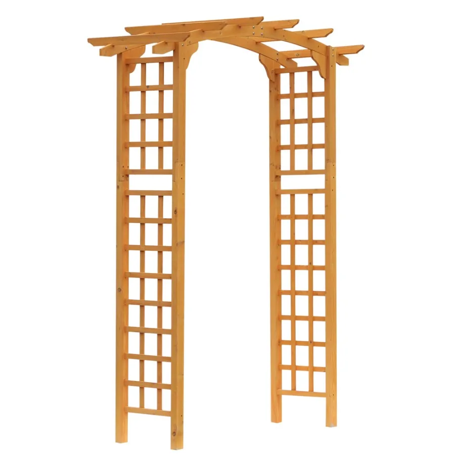 90in Wood Garden Arbor Arch with Trellis Wall for Climbing Hanging Plants Dr for Party Weddings Birthdays Backyards
90in Wood Garden Arbor Arch with Trellis Wall for Climbing Hanging Plants Dr for Party Weddings Birthdays Backyards