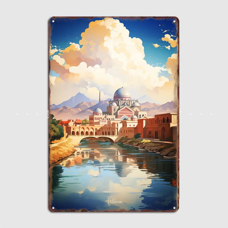 Isfahan Oil Painting Travel Scenic Spot Retro Poster Metal Sign Club Indoor Room Wall Decor Custom Posters Home Decor
Isfahan Oil Painting Travel Scenic Spot Retro Poster Metal Sign Club Indoor Room Wall Decor Custom Posters Home Decor