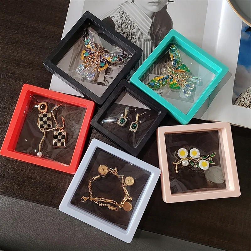 Transparent PE Film Display Box, Floating Packaging Box for Jewelry, Rings Bracelets Necklace Earrings Gift Boxes Accessories
Transparent PE Film Display Box, Floating Packaging Box for Jewelry, Rings Bracelets Necklace Earrings Gift Boxes Accessories
