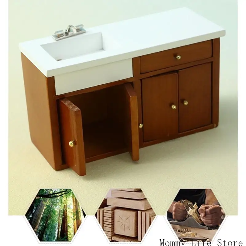 Kitchen Cabinet Cupboards Miniature Furniture Model Doll Houses Kitchen Accessory Realistic Playset 1:12
Kitchen Cabinet Cupboards Miniature Furniture Model Doll Houses Kitchen Accessory Realistic Playset 1:12