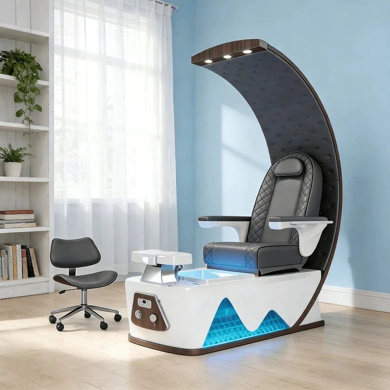 Modern Spa Nail Foot Massage whirlpool Electric Throne Chair for Manicure and Pedicure Bowl Chairs for Salon
Modern Spa Nail Foot Massage whirlpool Electric Throne Chair for Manicure and Pedicure Bowl Chairs for Salon