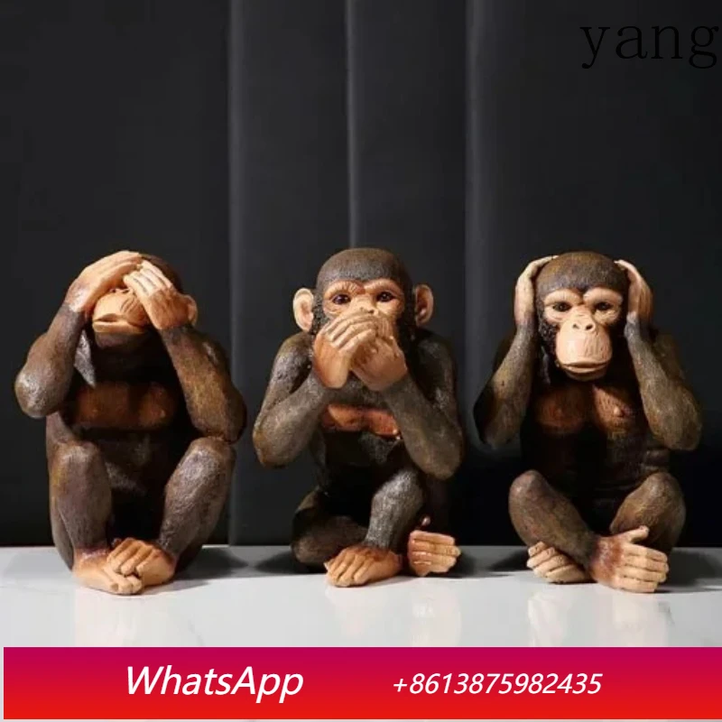 LH Resin Statue Vintage Monkey Ornament Modern Home Decor
LH Resin Statue Vintage Monkey Ornament Modern Home Decor