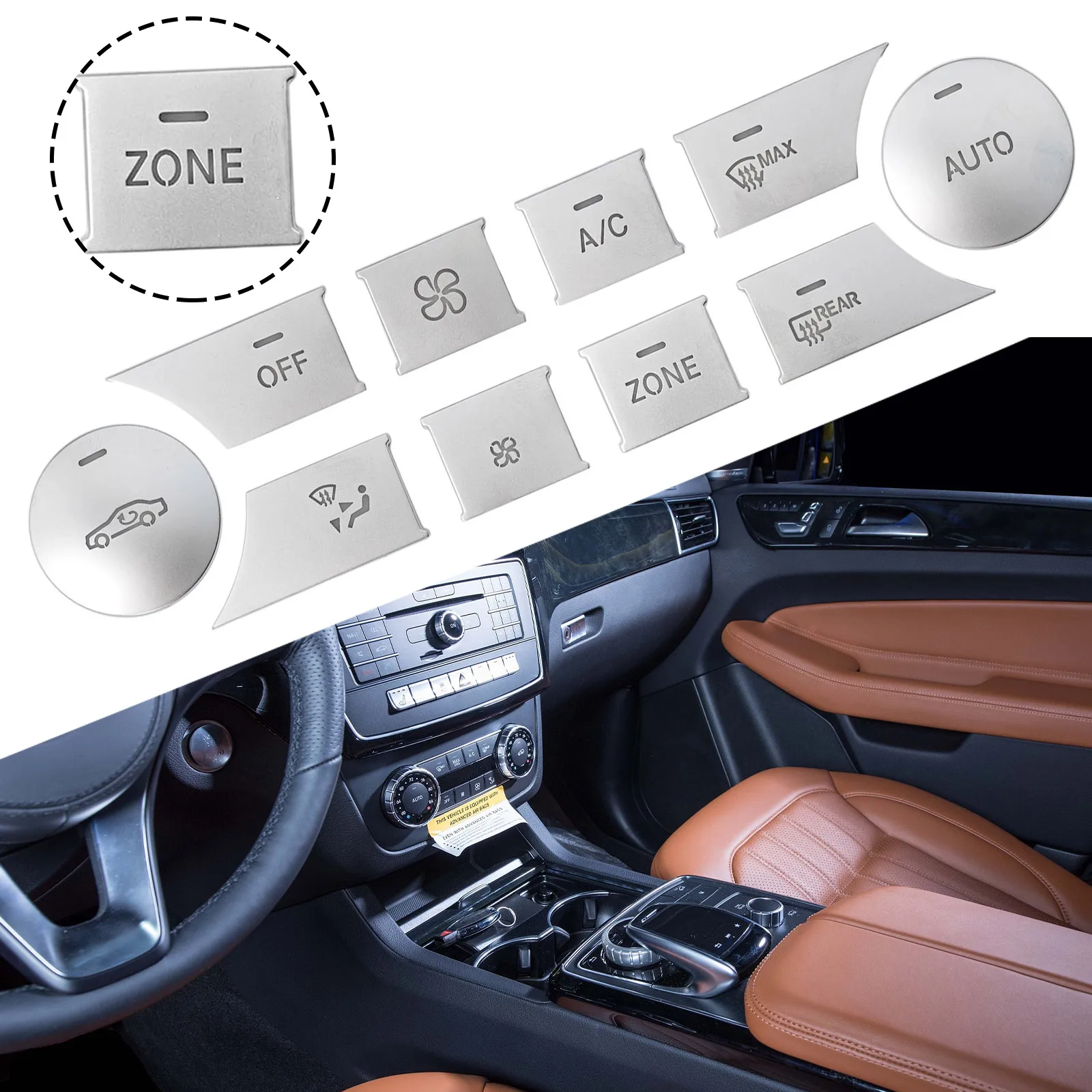 Brand New Chrome High Quality Button Cover Button Trim Button Cover Button Cover Trim For Mercedes-Benz C Class
Brand New Chrome High Quality Button Cover Button Trim Button Cover Button Cover Trim For Mercedes-Benz C Class