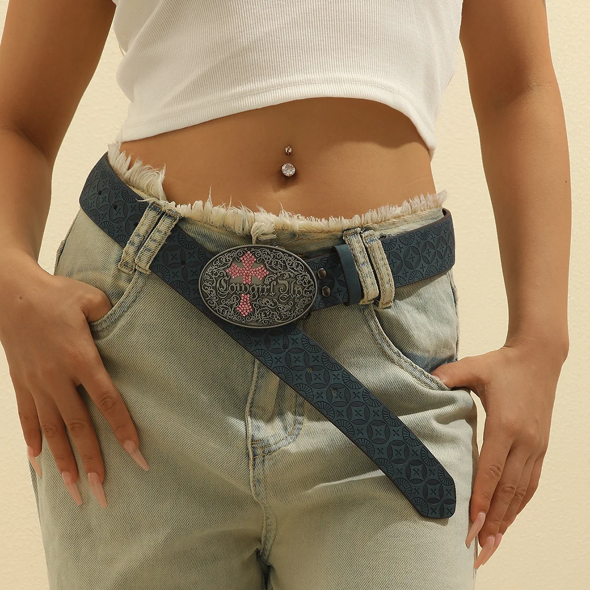 European and American Spice Girls Daily Brown Texture Niche Snap Buckle Belt Special Printed Pattern Belt Unisex
European and American Spice Girls Daily Brown Texture Niche Snap Buckle Belt Special Printed Pattern Belt Unisex