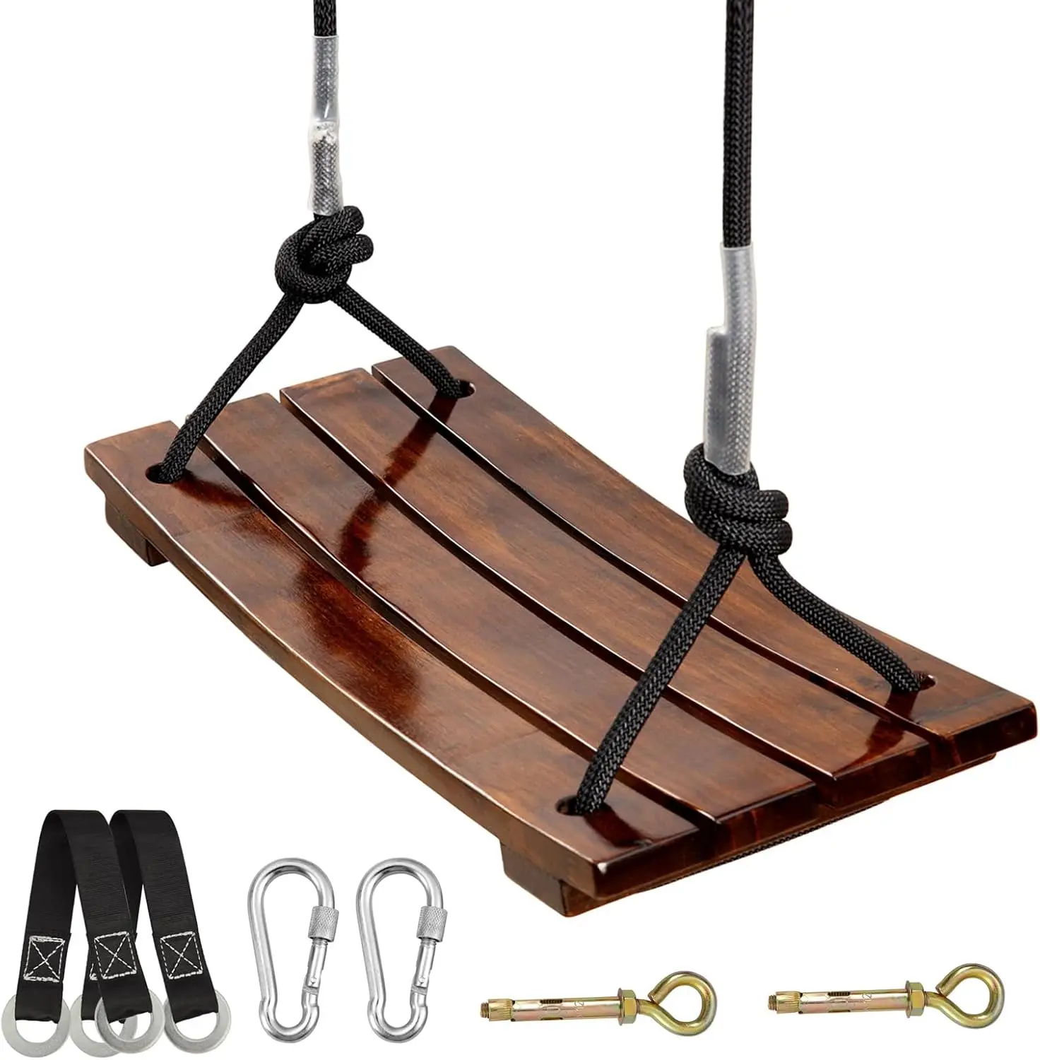 Wooden Swing Seat, Carbonized Hanging Wood Tree Swing 17.7 X 7.9 X 0.5 In For Adult Kids Children Anticorrosive & 100%
Wooden Swing Seat, Carbonized Hanging Wood Tree Swing 17.7 X 7.9 X 0.5 In For Adult Kids Children Anticorrosive & 100%