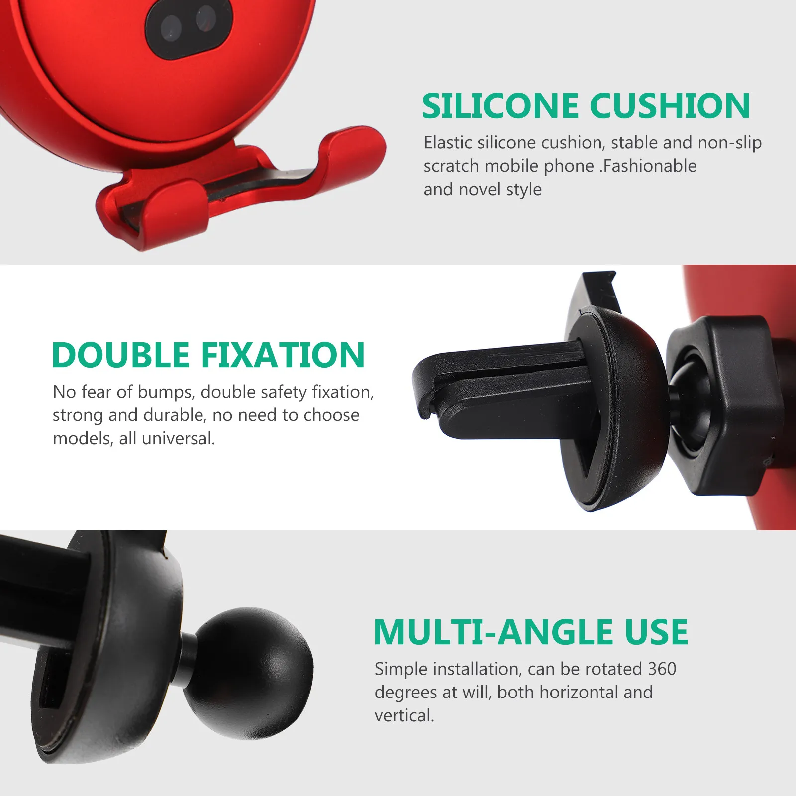 Car Wireless Mount 10W Air Vent Phone Holder 360 Degree Rotation Universal Car Phone Rack Navigation Holder
Car Wireless Mount 10W Air Vent Phone Holder 360 Degree Rotation Universal Car Phone Rack Navigation Holder