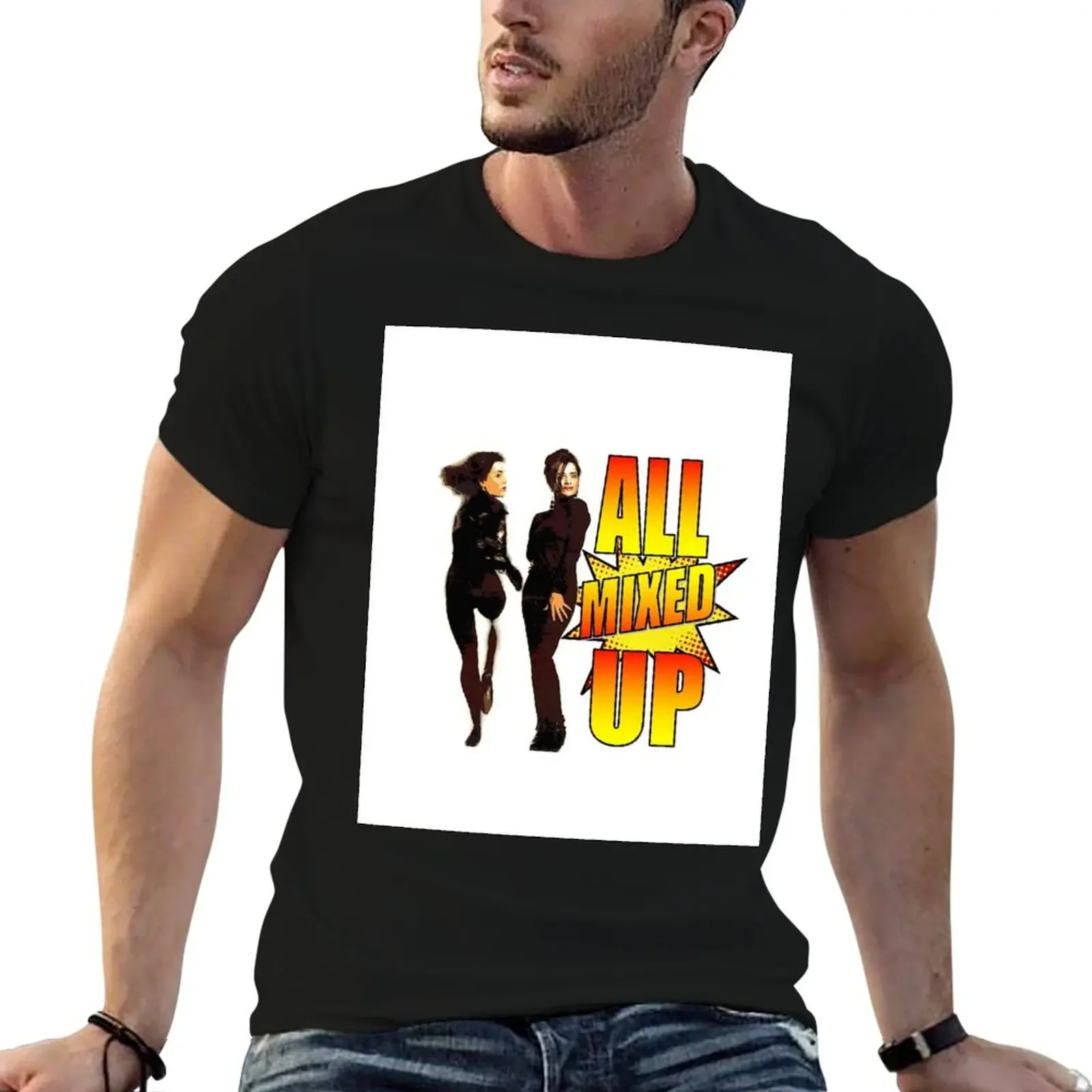 Pow Wow It's All Mixed Up Gayle & Gillian Blakeney (The Twins) T-Shirt anime shirt sweat mens clothes
Pow Wow It's All Mixed Up Gayle & Gillian Blakeney (The Twins) T-Shirt anime shirt sweat mens clothes