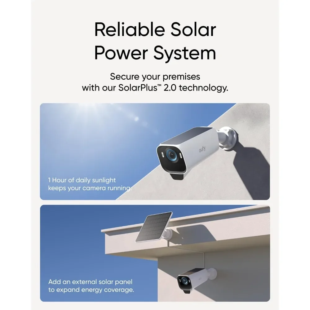 Good Solar Camera Outdoor Wireless, MaxColor Night Vision, 4K Security Camera with Solar Panel, Face Recognition AI,No Monthly F
Good Solar Camera Outdoor Wireless, MaxColor Night Vision, 4K Security Camera with Solar Panel, Face Recognition AI,No Monthly F