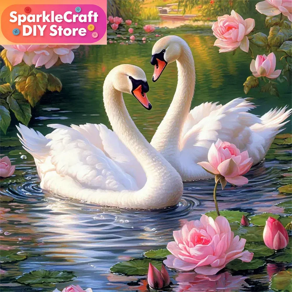 1pc frameless 5D DIY Diamond Painting Swan Animal Full Round Drill Flower Embroidery Lake Needlework Wall Decoration
1pc frameless 5D DIY Diamond Painting Swan Animal Full Round Drill Flower Embroidery Lake Needlework Wall Decoration