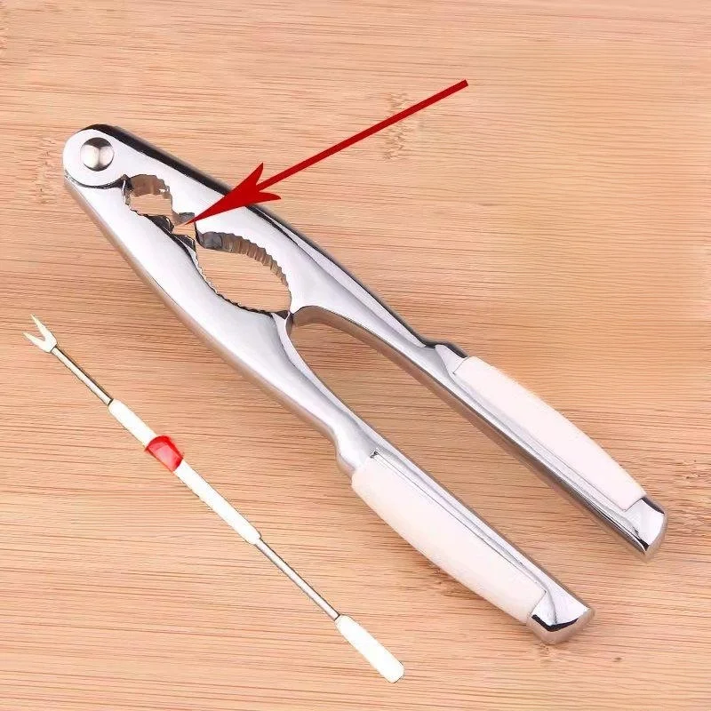 Зажим для вскрытия орехов из нержавеющей стали для домашнего использования: для пеканов, фундука, специализированный инструмент для сухофруктов и кухонного использования
Зажим для вскрытия орехов из нержавеющей стали для домашнего использования: для пеканов, фундука, специализированный инструмент для сухофруктов и кухонного использования