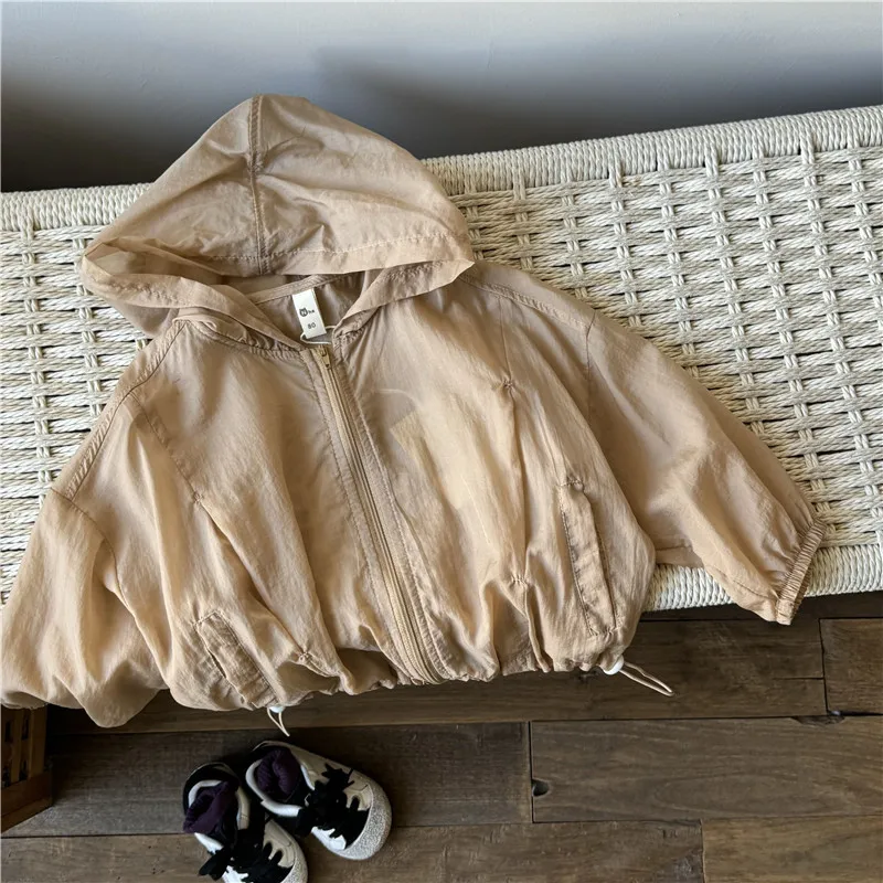 2025 Children's and Boys' Korean Sun Protection Clothing Summer New Style Sun Protection Clothing Hooded Jacket Trendy
2025 Children's and Boys' Korean Sun Protection Clothing Summer New Style Sun Protection Clothing Hooded Jacket Trendy