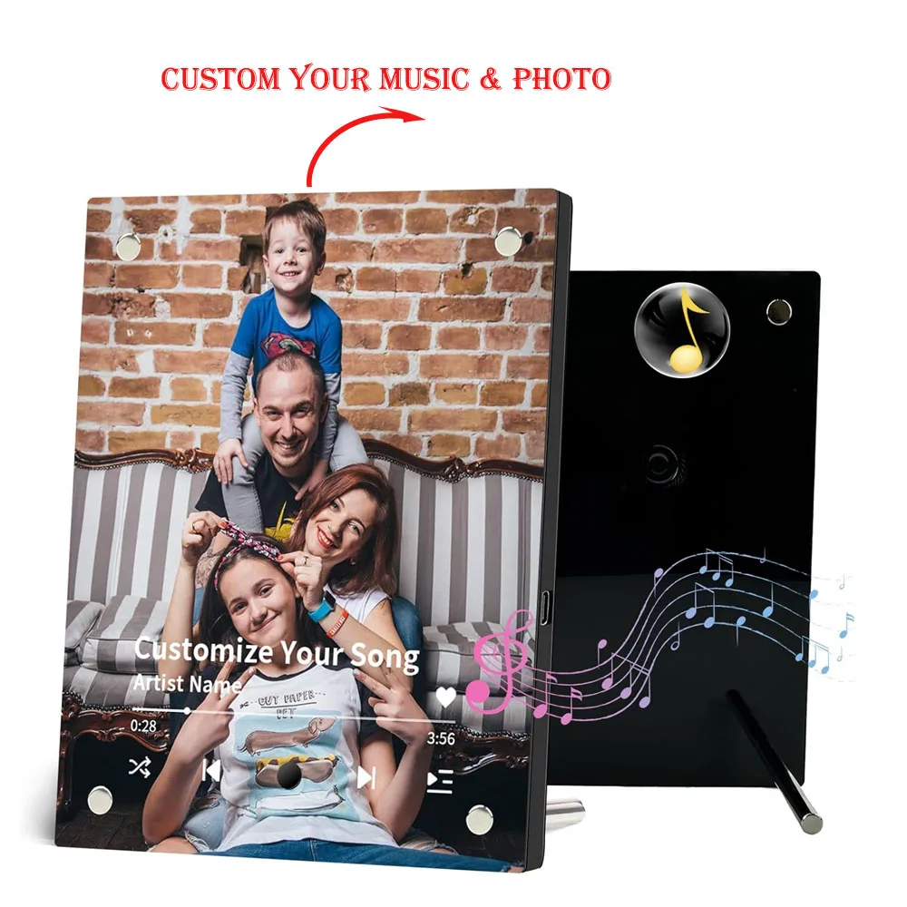 Custom Music Picture Frame with Photo Plaque That Can Play Songs for Him Her, Personalized Music Gifts Spotify Plaque Frame 2025
Custom Music Picture Frame with Photo Plaque That Can Play Songs for Him Her, Personalized Music Gifts Spotify Plaque Frame 2025