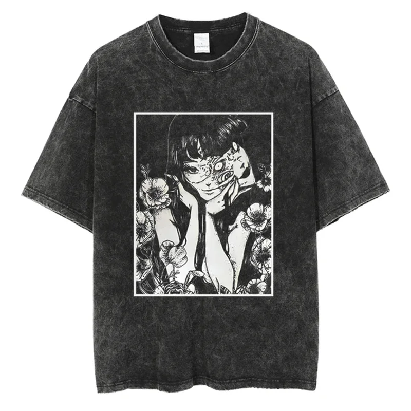 Hip Hop Streetwear Oversize Acid T Shirt for Men Women Thriller Comic Graphics T-Shirt Summer Washed Old FuJiang Anime Top Tees
Hip Hop Streetwear Oversize Acid T Shirt for Men Women Thriller Comic Graphics T-Shirt Summer Washed Old FuJiang Anime Top Tees