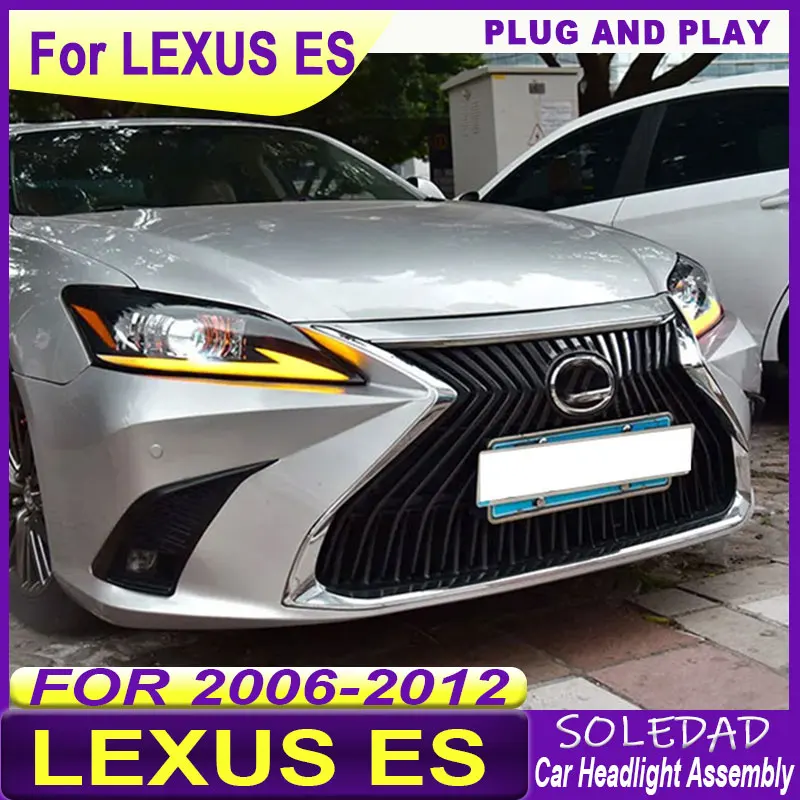 Car Head Lamp for Lexus ES ES300 LED Headlight 2006-2012 Headlights DRL Turn Signal High Beam Angel Eye Projector Lens
Car Head Lamp for Lexus ES ES300 LED Headlight 2006-2012 Headlights DRL Turn Signal High Beam Angel Eye Projector Lens