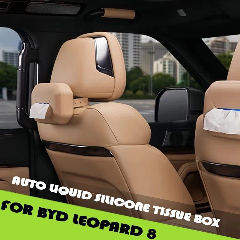 Auto Liquid Silicone Tissue Box Fit for BYD Leopard 8 Modification Auto Seat Back Silicone Tissue Box Car Interior Upgrade Parts
Auto Liquid Silicone Tissue Box Fit for BYD Leopard 8 Modification Auto Seat Back Silicone Tissue Box Car Interior Upgrade Parts
