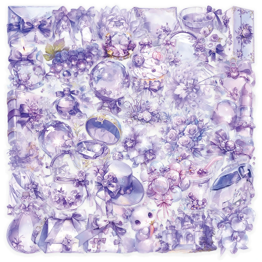 10/30/50pcs Cartoon Purple Dream Graffiti Stickers Ins Style Aesthetic Decals Decoration Luggage Phone Transparent PET Sticker
10/30/50pcs Cartoon Purple Dream Graffiti Stickers Ins Style Aesthetic Decals Decoration Luggage Phone Transparent PET Sticker