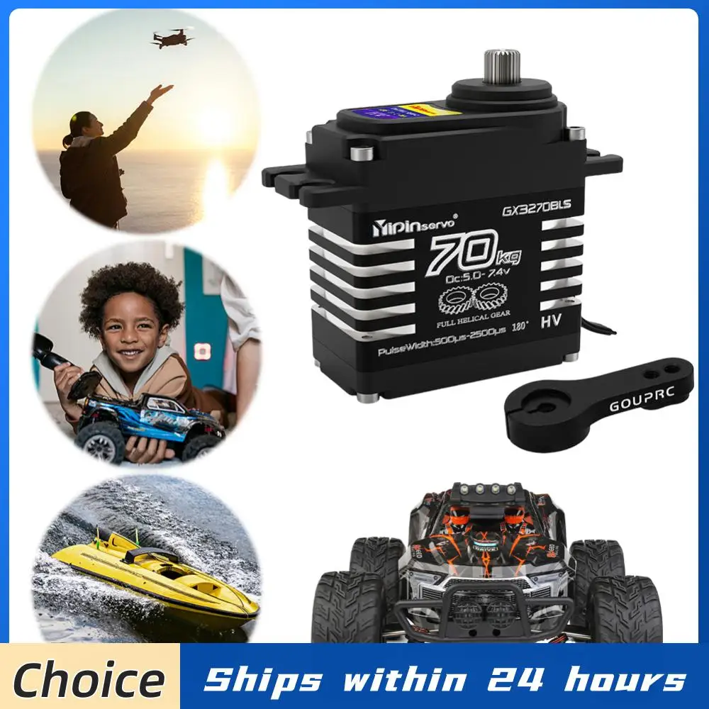 Бесколлекторные сервоприводы 70 кг, 7,4 В, с высоким крутящим моментом, металлические редукторы, рулевые сервоприводы для радиоуправляемых моделей 1/8, 1/10, 1/12: грузовиков, автомобилей, краулеров, лодок, роботов
Бесколлекторные сервоприводы 70 кг, 7,4 В, с высоким крутящим моментом, металлические редукторы, рулевые сервоприводы для радиоуправляемых моделей 1/8, 1/10, 1/12: грузовиков, автомобилей, краулеров, лодок, роботов