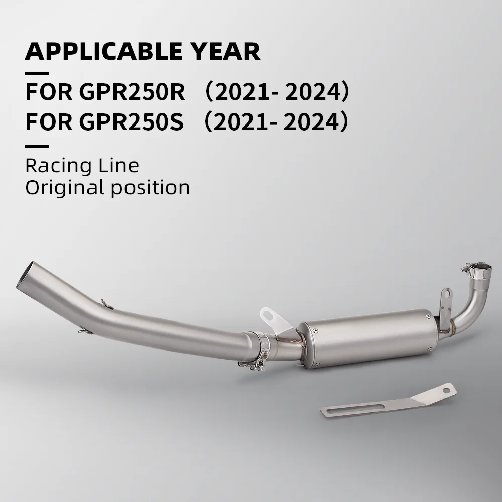 Для GPR25OR GPR250S надевается на трубке средней секции Racing Line оригинальное положение EXHAUST SYSTEN (2021-2024)
Для GPR25OR GPR250S надевается на трубке средней секции Racing Line оригинальное положение EXHAUST SYSTEN (2021-2024)