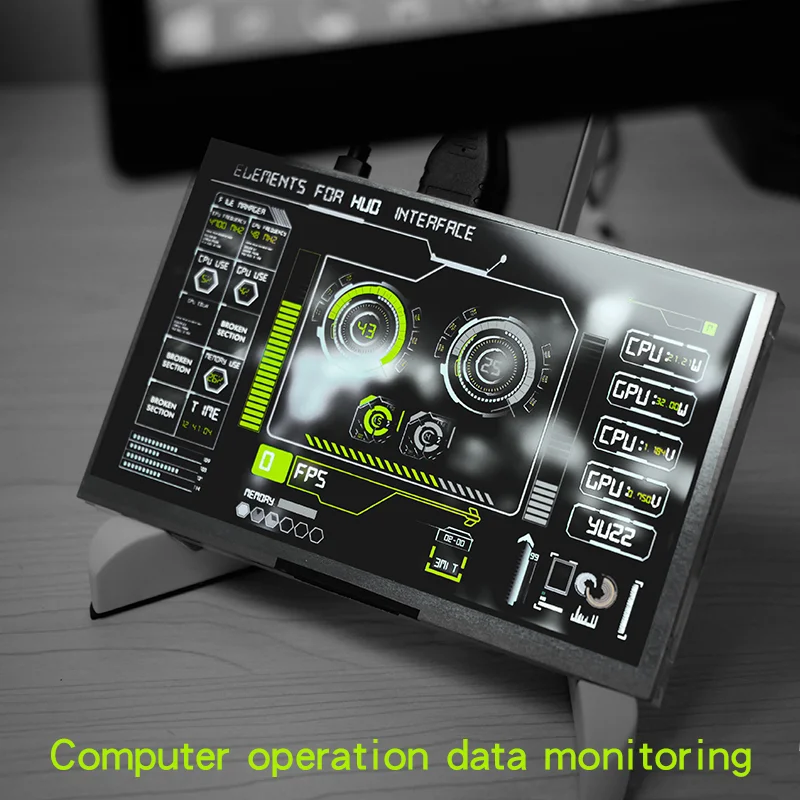 7" Computer Mini Monitor Chassis Temperature Fan Speed Monitoring 7 inch IPS Screen Temperature AIDA64 DIY Asembly Accessories
7" Computer Mini Monitor Chassis Temperature Fan Speed Monitoring 7 inch IPS Screen Temperature AIDA64 DIY Asembly Accessories