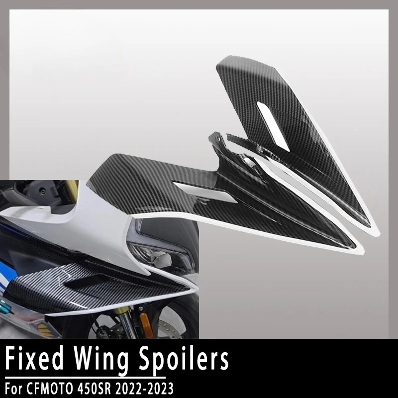Para CFMOTO 450SR 450 SR 2022 2023 450sr espejos de motocicleta carenado delantero Winglets ala aerodinámica alas laterales aler
Para CFMOTO 450SR 450 SR 2022 2023 450sr espejos de motocicleta carenado delantero Winglets ala aerodinámica alas laterales aler