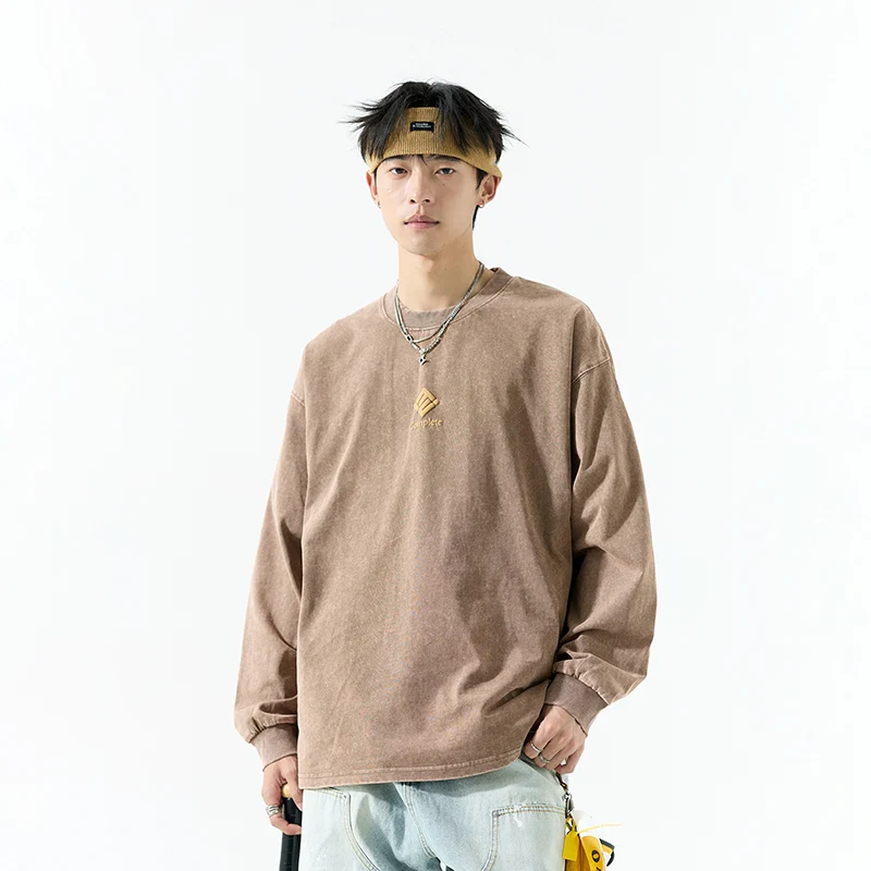 Loose Fit round Ne Long Sve Men's Sweatirt Comfortable Cotton Base Layer Top Trendy Artistic Sle Spring Autumn Wear
Loose Fit round Ne Long Sve Men's Sweatirt Comfortable Cotton Base Layer Top Trendy Artistic Sle Spring Autumn Wear