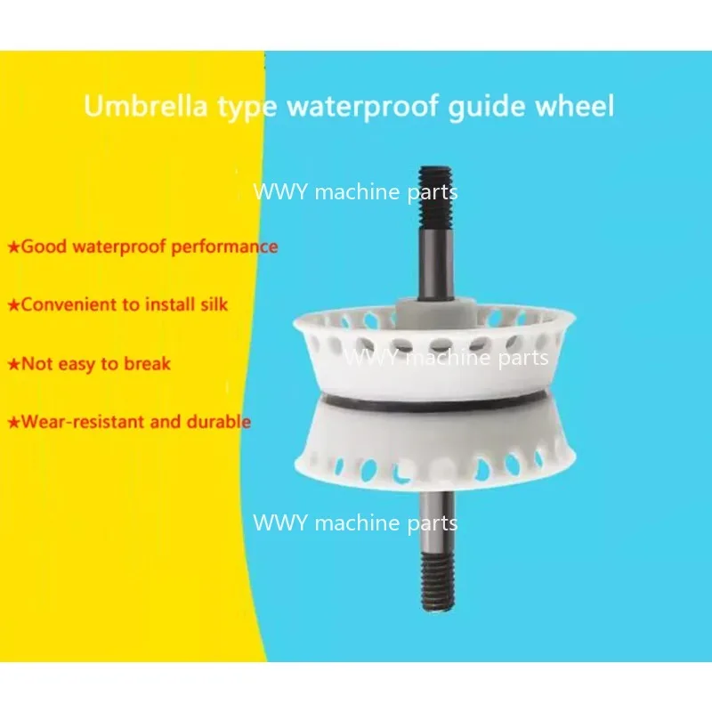 2pcs Umbrella Type Waterproof Guide Pulley, Easy Threading EDM Accessory for High Speed Wire Cutting Machine
2pcs Umbrella Type Waterproof Guide Pulley, Easy Threading EDM Accessory for High Speed Wire Cutting Machine