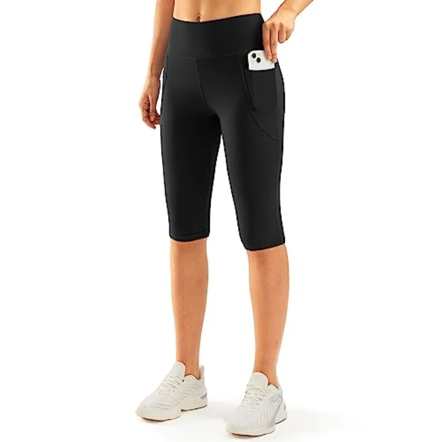 Women's Knee Length Capri Leggings with Pockets High Waisted Workout Exercise Yoga Capris Pants for Women
Women's Knee Length Capri Leggings with Pockets High Waisted Workout Exercise Yoga Capris Pants for Women