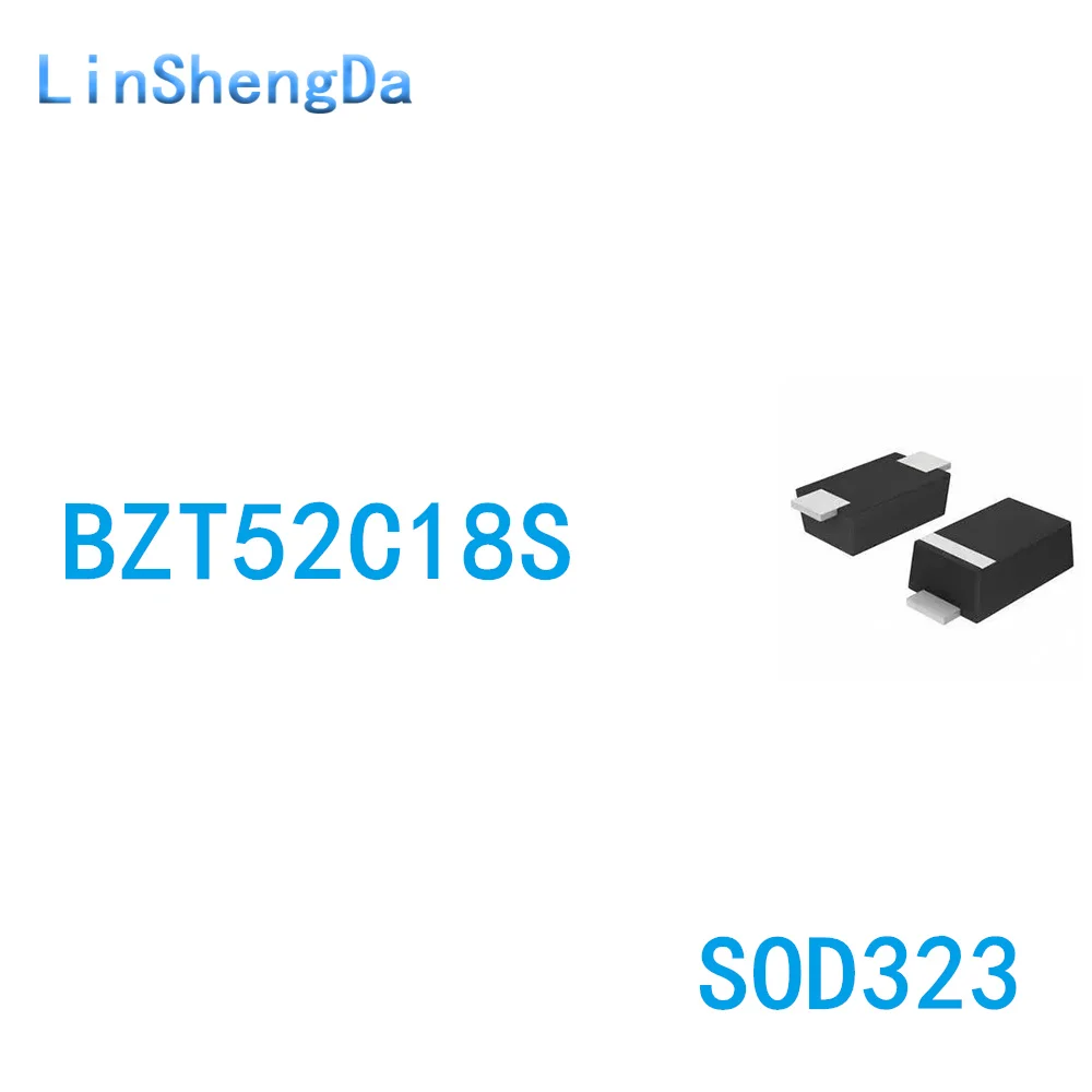SMD voltage regulator diode BZT52C18S 18V SOD323 0805 WL (3K installation)
SMD voltage regulator diode BZT52C18S 18V SOD323 0805 WL (3K installation)