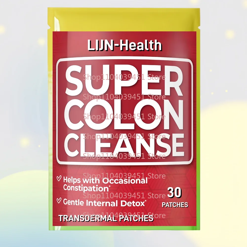 30 Patches Colon Cleanse Transdermal Patches With Psyllium Husk, Probiotics for Constipation Relief & Digestive Support
30 Patches Colon Cleanse Transdermal Patches With Psyllium Husk, Probiotics for Constipation Relief & Digestive Support