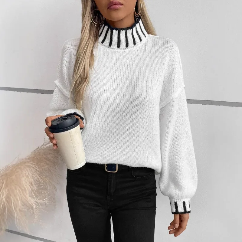 Korean-style Simple High-neck Base Layer Thick Close-fitting High-elasticity Soft and Comfortable Sweater for Autumn and Winter
Korean-style Simple High-neck Base Layer Thick Close-fitting High-elasticity Soft and Comfortable Sweater for Autumn and Winter