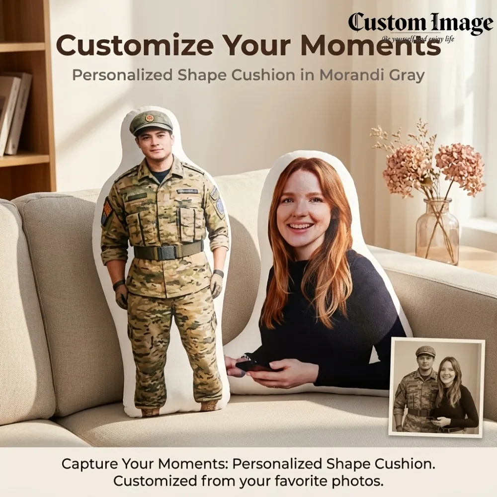Personalized Custom Photo Human Pillow DIY Stuffed Doll Cushion Perfect Birthday Gift For Lover
Personalized Custom Photo Human Pillow DIY Stuffed Doll Cushion Perfect Birthday Gift For Lover