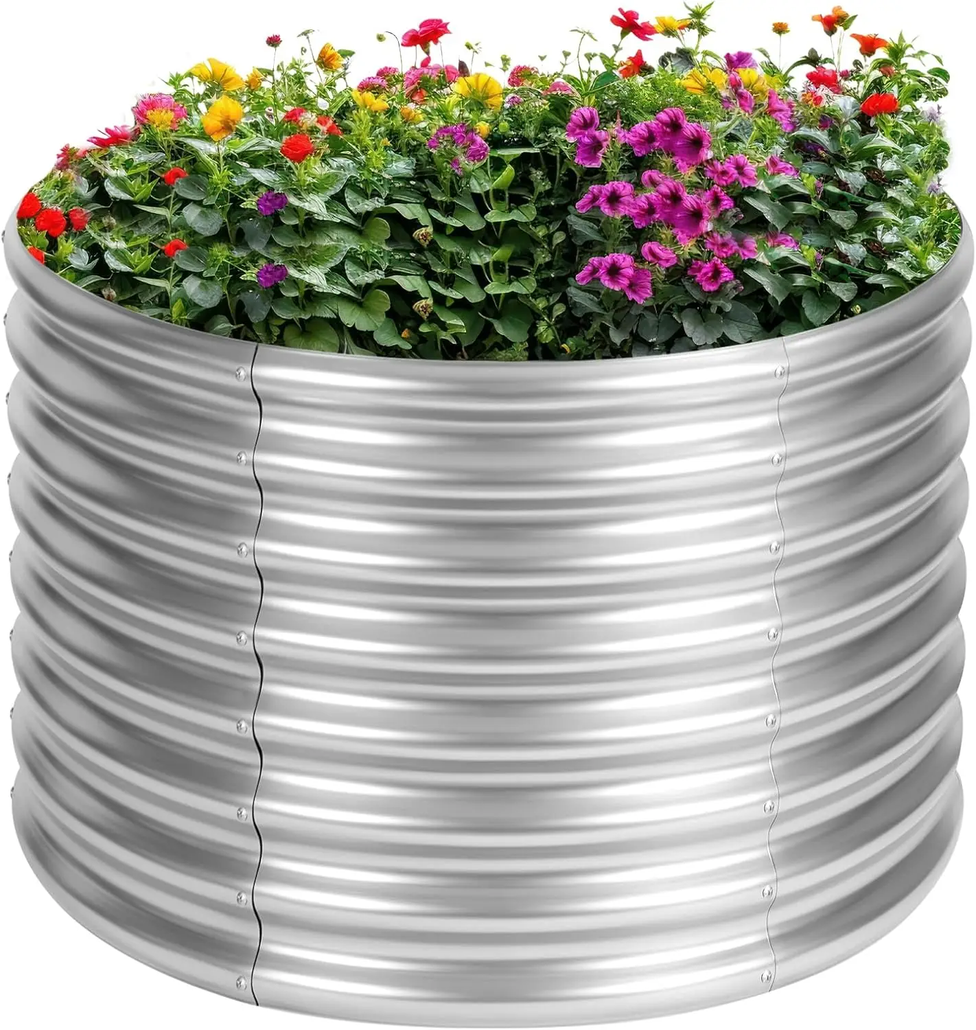 3x3x2ft Galvanized Raised Garden Beds Outdoor Planters for Outdoor Plants Raised Beds for Gardening Vegetables Fruits and Herbs
3x3x2ft Galvanized Raised Garden Beds Outdoor Planters for Outdoor Plants Raised Beds for Gardening Vegetables Fruits and Herbs