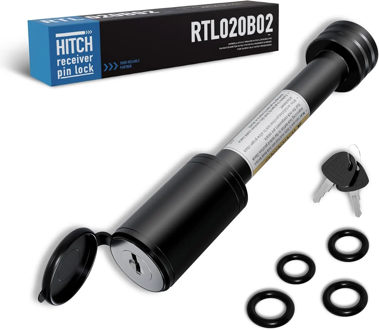 Замок-фиксатор для прицепа 2 дюйма, диаметр 5/8 дюйма, с двумя ключами для надежной фиксации при буксировке, черный
Замок-фиксатор для прицепа 2 дюйма, диаметр 5/8 дюйма, с двумя ключами для надежной фиксации при буксировке, черный