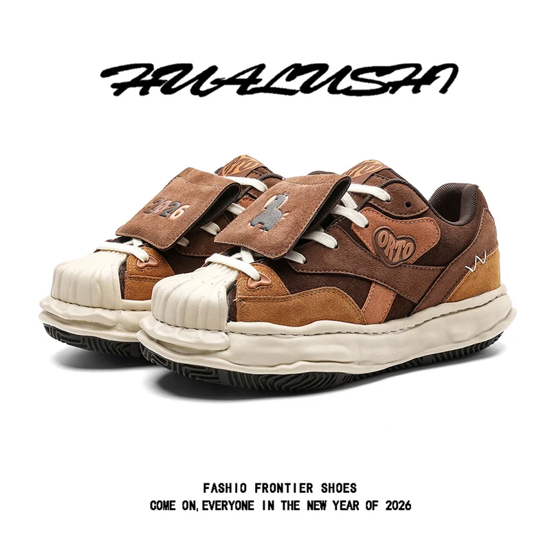 Men's Casual Shoes Spring 2026 Trendy Brand Versatile Thick Bottom Head Board Shoes Waterproof Non-slip Sports Shoes
Men's Casual Shoes Spring 2026 Trendy Brand Versatile Thick Bottom Head Board Shoes Waterproof Non-slip Sports Shoes