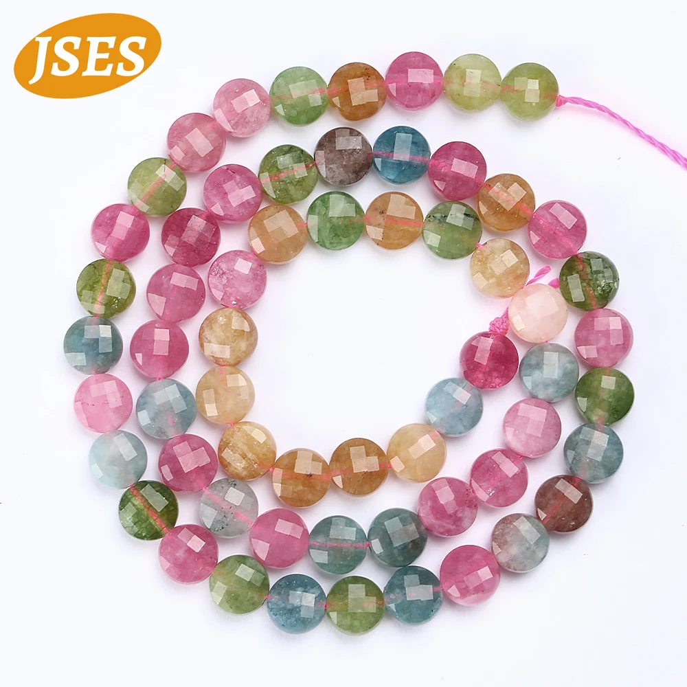 6mm Colorful Tourmaline Chalcedony Coin Faceted Beads Loose Space Stone Beads for Jewelry Making Diy Bracelet Accessory 15''
6mm Colorful Tourmaline Chalcedony Coin Faceted Beads Loose Space Stone Beads for Jewelry Making Diy Bracelet Accessory 15''