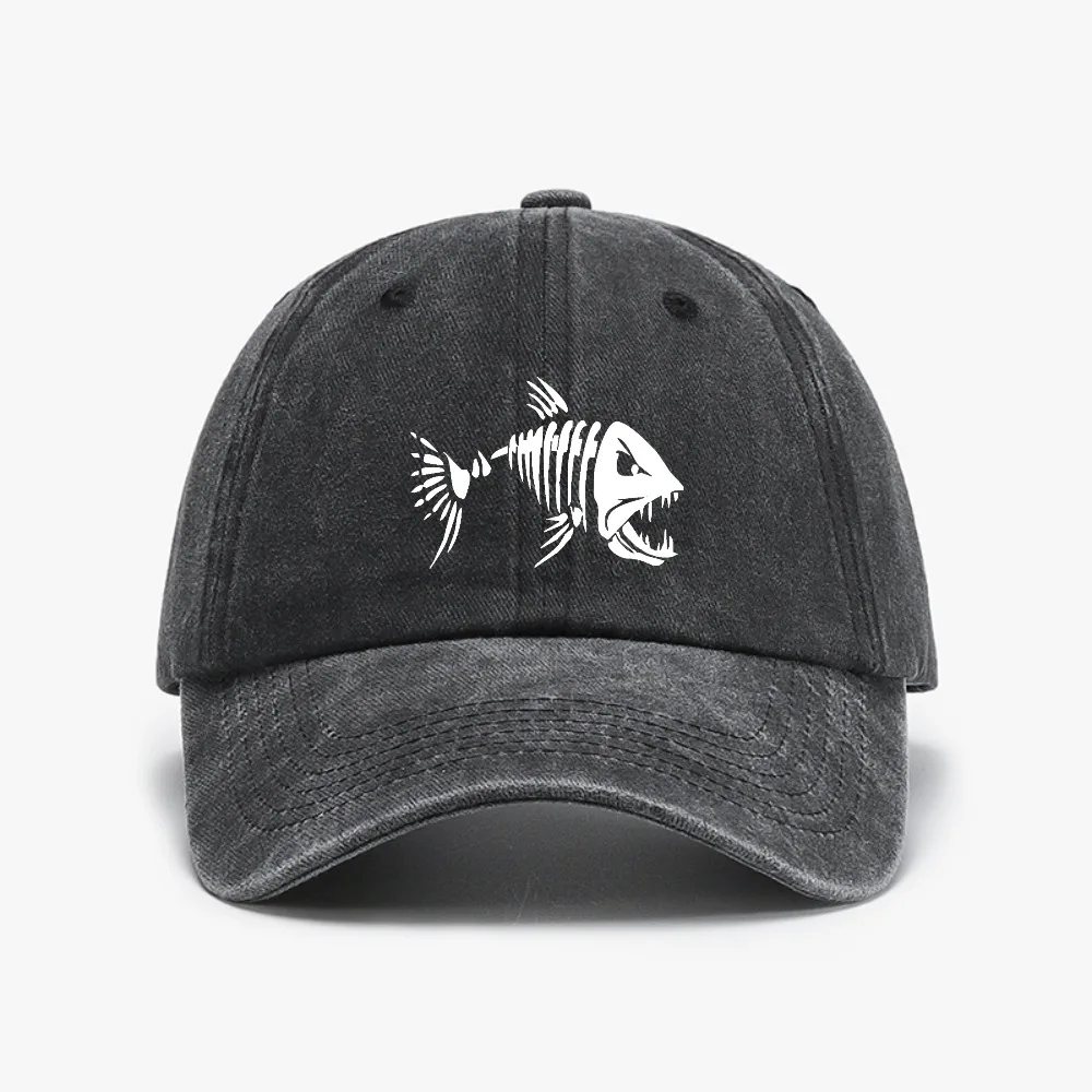 Cartoon Fish Bones soft top cowboy baseball hat Men Outdoor Fishing Skeleton Fish Bone Caps adjustable hats
Cartoon Fish Bones soft top cowboy baseball hat Men Outdoor Fishing Skeleton Fish Bone Caps adjustable hats