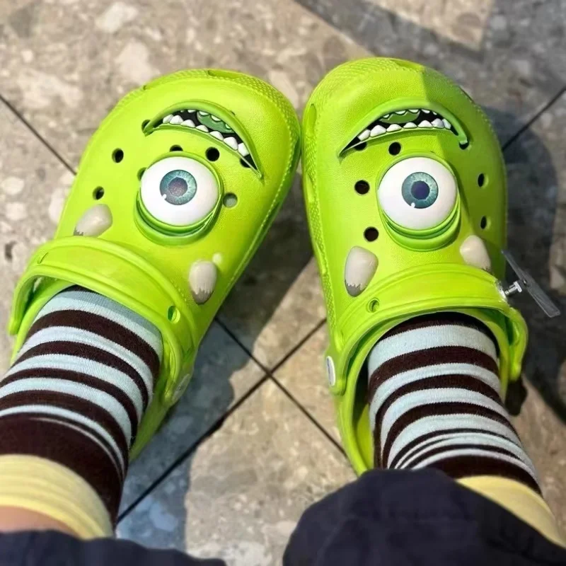 Summer Anti-Slip Outdoor Casual Beach Shoes Monster Big Eyes Hole Hole Slippers Comfortable Breathable Sandals
Summer Anti-Slip Outdoor Casual Beach Shoes Monster Big Eyes Hole Hole Slippers Comfortable Breathable Sandals