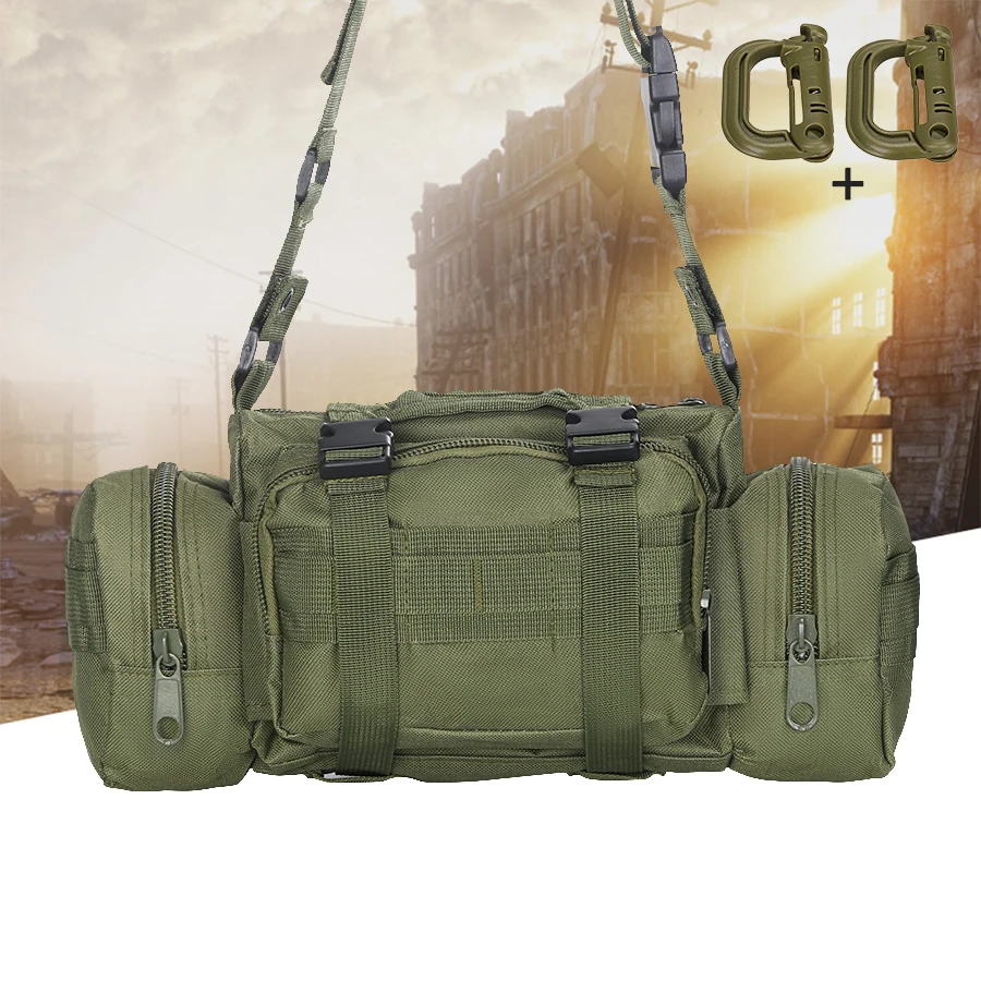 Durable Oxford Outdoor Bag, Convertible Belt & Shoulder Design with Multiple Compartments
Durable Oxford Outdoor Bag, Convertible Belt & Shoulder Design with Multiple Compartments