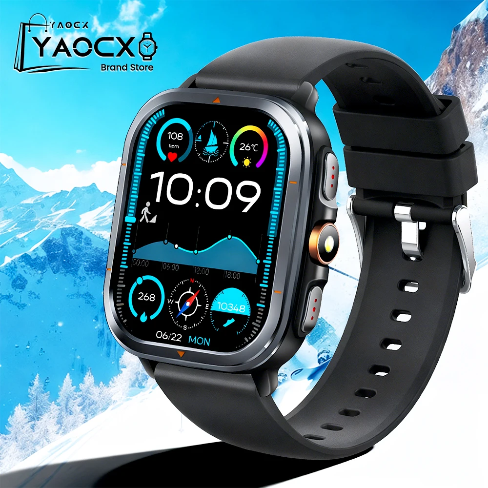 Новые умные часы GPS для спорта и здоровья с мониторингом состояния, водонепроницаемостью IP68, фонариком, компасом, альтиметром, барометром, функцией звонков по Bluetooth.
Новые умные часы GPS для спорта и здоровья с мониторингом состояния, водонепроницаемостью IP68, фонариком, компасом, альтиметром, барометром, функцией звонков по Bluetooth.