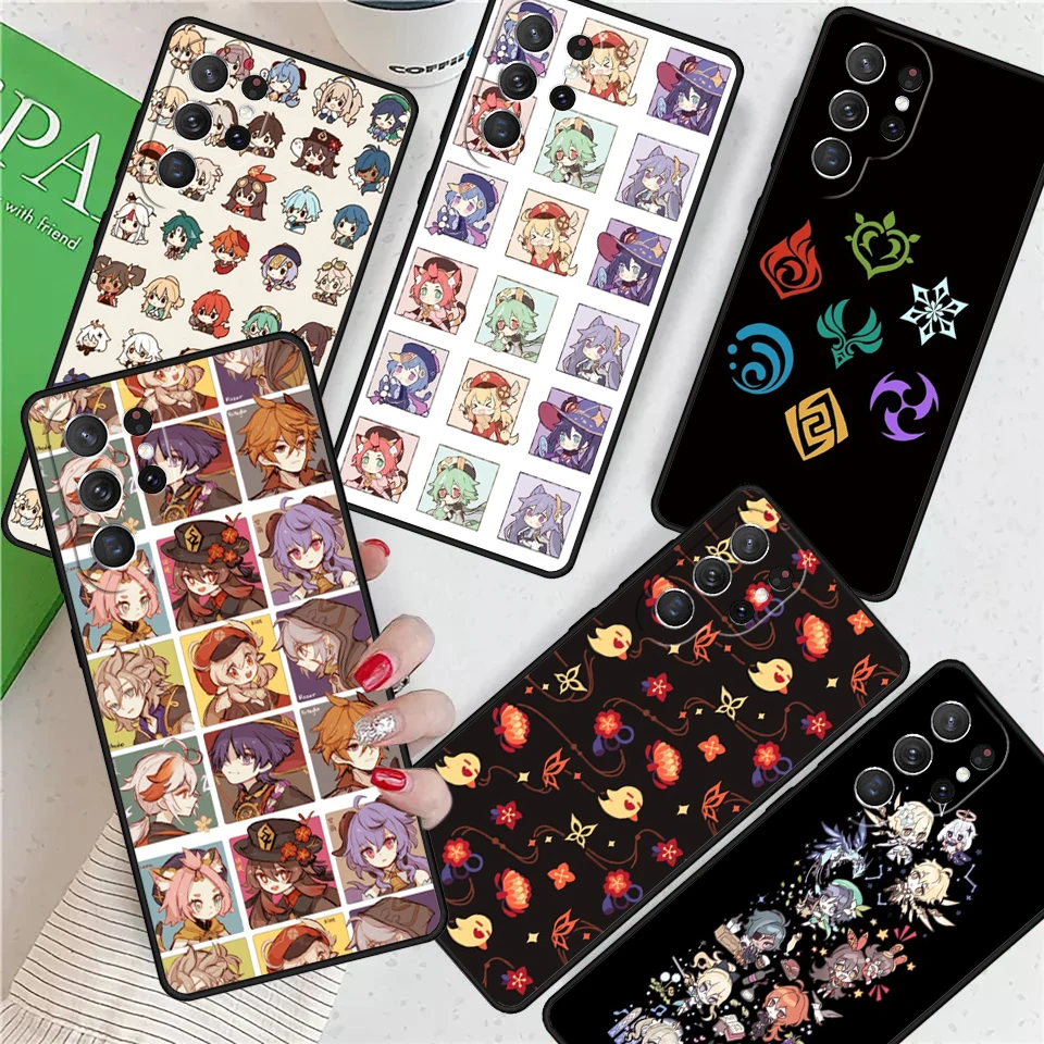 Милый мультяшный чехол Genshin Impact для Samsung Galaxy S24 Ultra S21 S22 S8 S9 S10E Note 10 20 Plus FE S23, чехол для телефона Coque
Милый мультяшный чехол Genshin Impact для Samsung Galaxy S24 Ultra S21 S22 S8 S9 S10E Note 10 20 Plus FE S23, чехол для телефона Coque