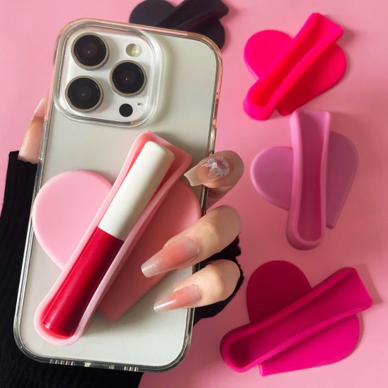 Забавный сладкий креативный дизайн, силиконовые держатели для телефонов с отделением для губной помады, универсальная портативная присоска для телефона, держатель для телефона для макияжа 
Забавный сладкий креативный дизайн, силиконовые держатели для телефонов с отделением для губной помады, универсальная портативная присоска для телефона, держатель для телефона для макияжа