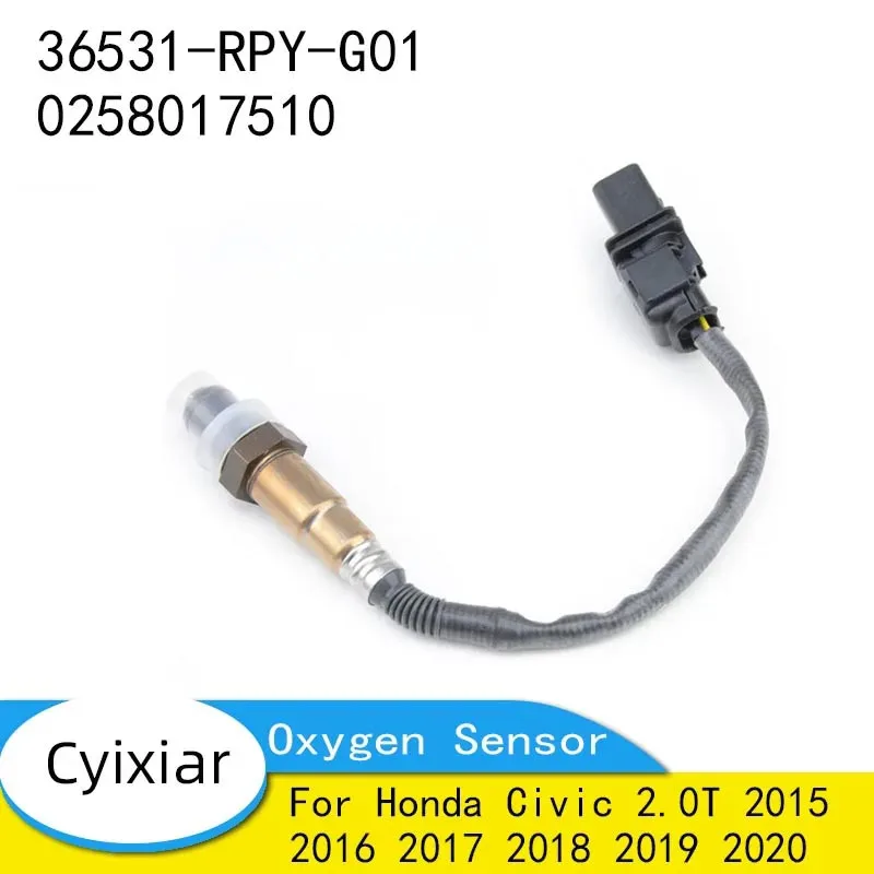36531-RPY-G01 36531RPYG01 0258017510 Front Lambda O2 Oxygen Sensor Fit for Honda Civic 2.0T 2015 2016 2017 2018 2019 2020
36531-RPY-G01 36531RPYG01 0258017510 Front Lambda O2 Oxygen Sensor Fit for Honda Civic 2.0T 2015 2016 2017 2018 2019 2020